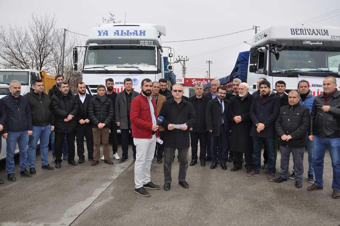 İdlib'e 2 yardım TIR'ı gönderildi